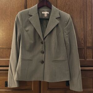 NWT JM Collection petite blazer jacket notch lapel button closure career wear